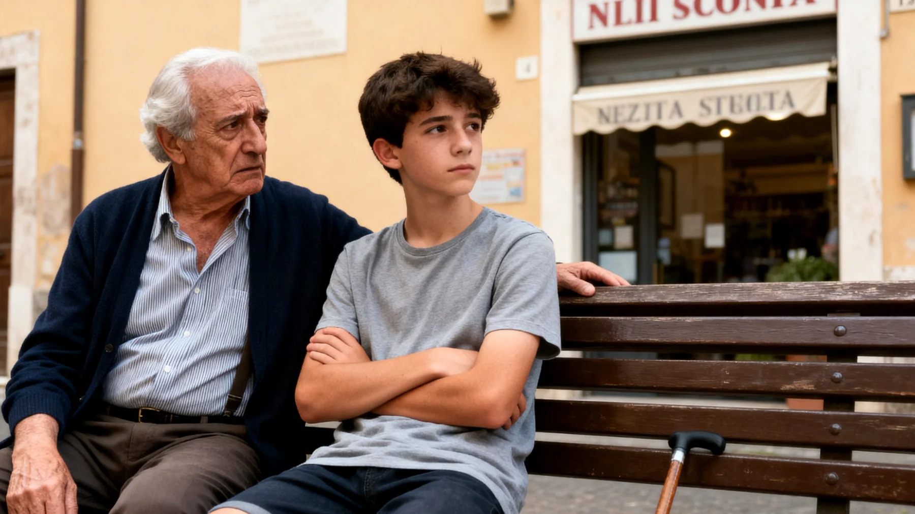Il nonno fatica a supportare il nipote adolescente nei momenti di cambiamento, come il passaggio alle scuole superiori o un trasloco, osservando in lui reazioni di chiusura, irritabilità e rifiuto della novità , senza riuscire a trovare le parole o il modo giusto per avvicinarsi e rassicurarlo."