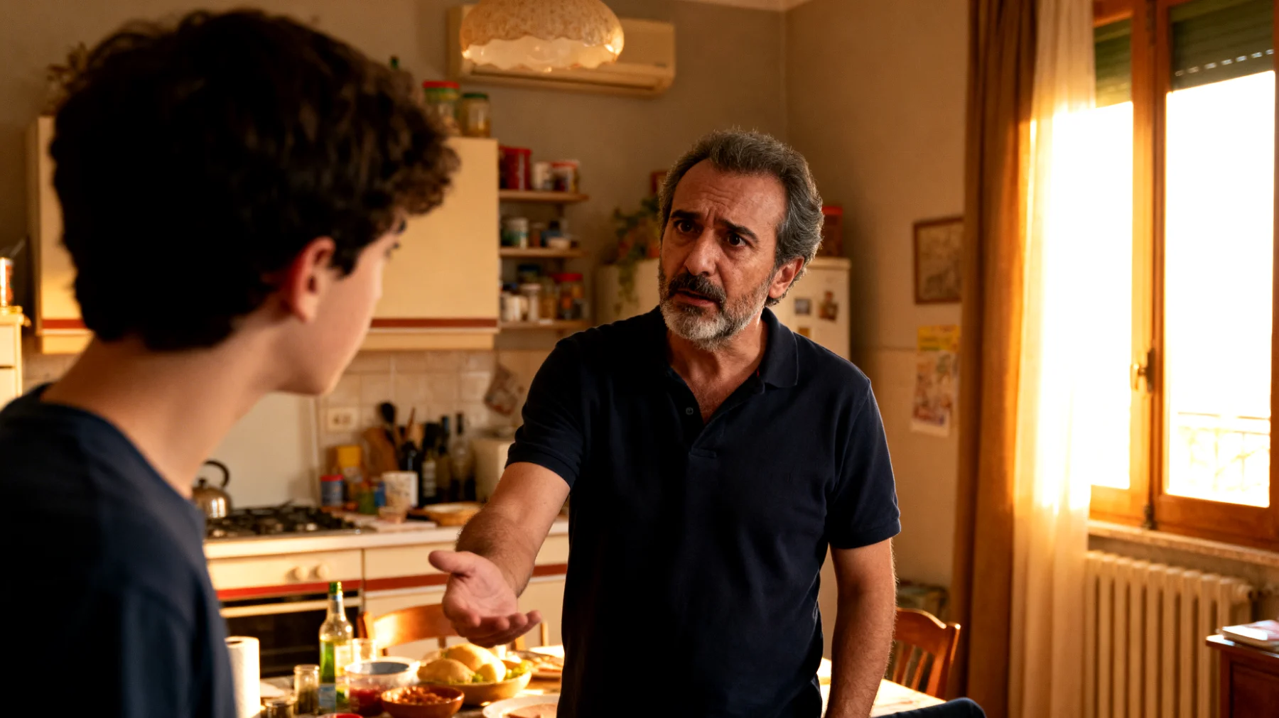 Il papà fatica a stabilire regole chiare e coerenti con il figlio adolescente, cedendo spesso alle sue richieste per evitare conflitti o sensi di colpa, alimentando così un clima familiare privo di confini stabili e rassicuranti."