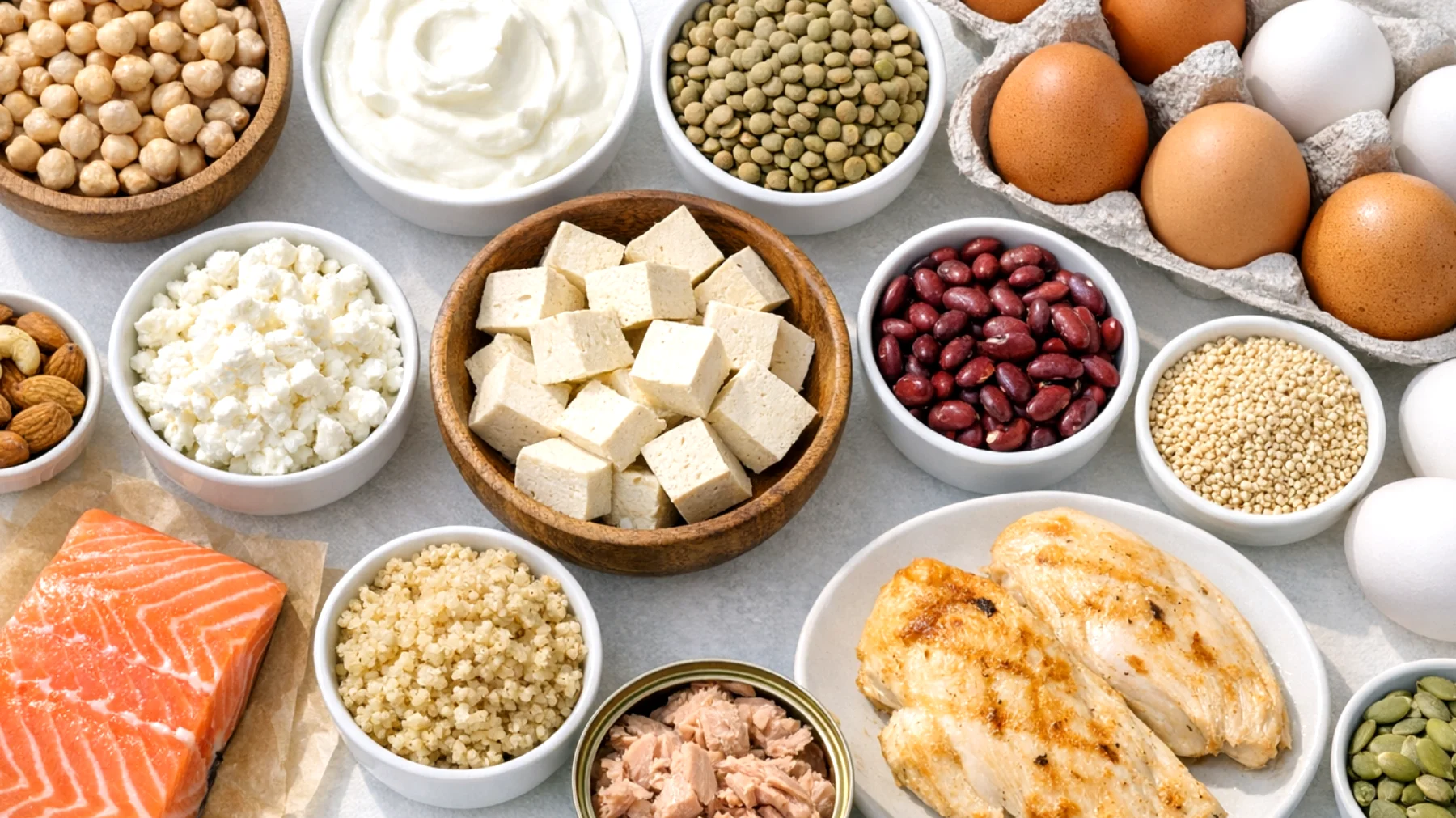 Come integrare le proteine nella dieta quotidiana: guida pratica per inserire alimenti proteici in ogni pasto della giornata in modo semplice ed equilibrato."